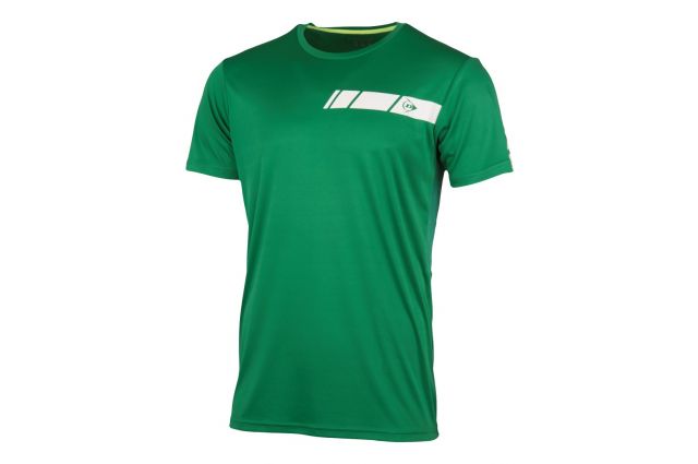 T-shirt for men DUNLOP Club L green/white T-shirt for men DUNLOP Club L green/white