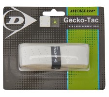 Tennis racket replacement grip Dunlop GECKO-TAC 1-blister white