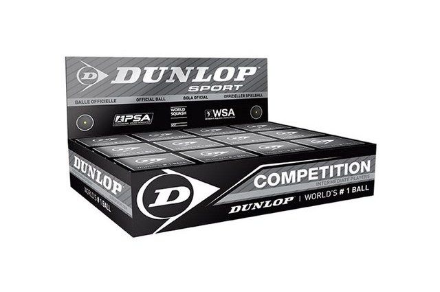 Squash ball Dunlop COMPETITION 12-box Squash ball Dunlop COMPETITION 12-box
