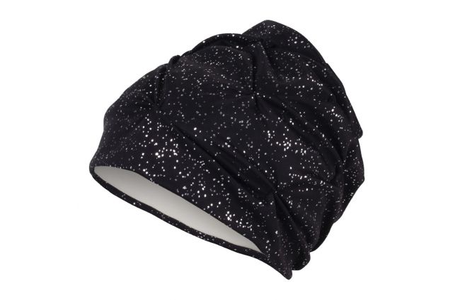 Fabric swimming cap FASHY 3434 black, ladies Juoda Fabric swimming cap FASHY 3434 black, ladies