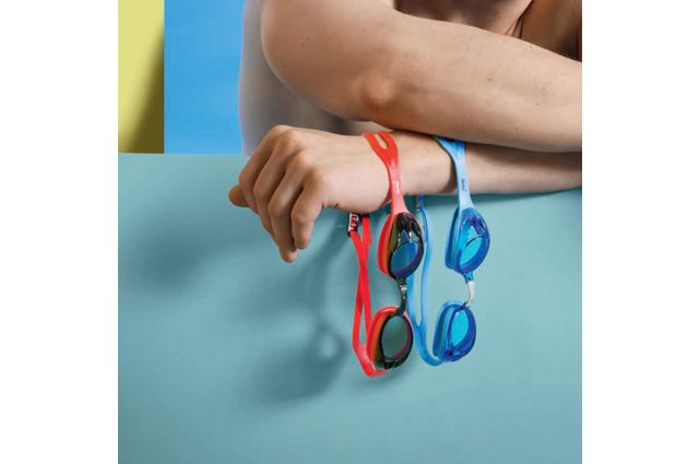 Swim goggles FASHY POWER 4155 46 L red Swim goggles FASHY POWER 4155 46 L red