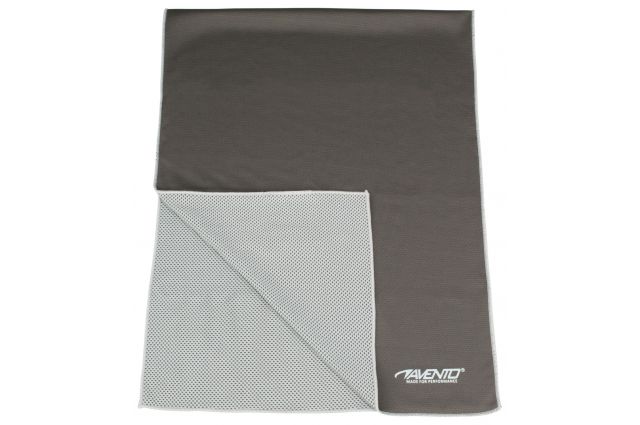 Sports towel AVENTO Cooling  41ZD 80x30cm Light grey/Anthracite Sports towel AVENTO Cooling  41ZD 80x30cm Light grey/Anthracite