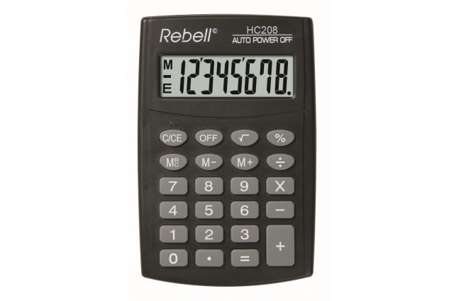 Calculator pocket Rebell HC208 Calculator pocket Rebell HC208