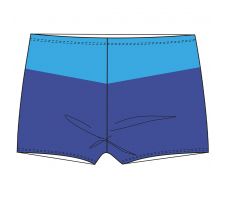 Swimming boxers for boys, FASHY 26634 01 164 black/blue