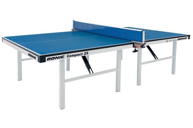 Stalo teniso stalas DONIC indoor Compact 25 ITTF Blue Stalo teniso stalas DONIC indoor Compact 25 ITTF Blue