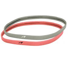 Hair band AVENTO 74ON LGK 2pcs Light grey / Coral