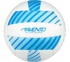Volleyball ball AVENTO 16VF Blue/White PVC leather