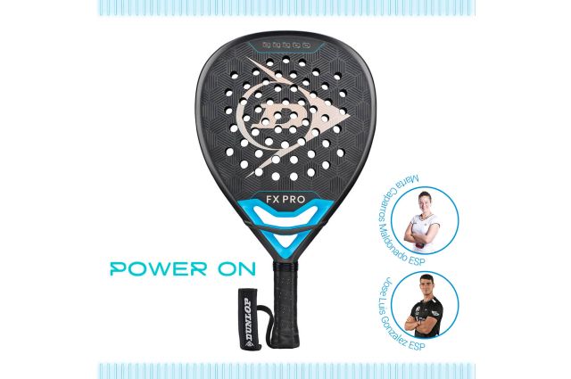 Padel bat DUNLOP FX PRO 12K 370g Padel bat DUNLOP FX PRO 12K 370g