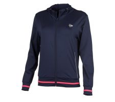 Knitted jacket for women DUNLOP PERFORMANCE M navy