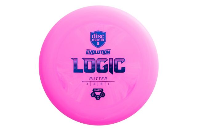 Discgolf DISCMANIA Putter HARD EXO LOGIC Evolution Pink 3/3/0/1 Discgolf DISCMANIA Putter HARD EXO LOGIC Evolution Pink 3/3/0/1