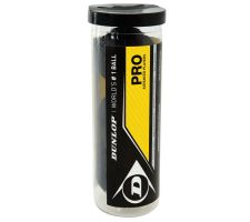 Squash ball Dunlop PRO WSF/PSA Official, 3-tube