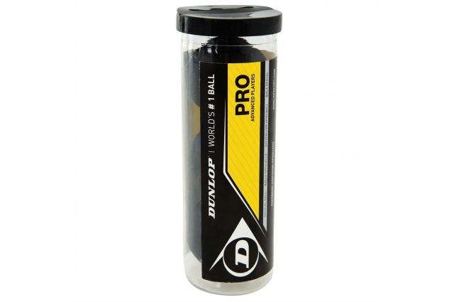 Squash ball Dunlop PRO WSF/PSA Official, 3-tube Squash ball Dunlop PRO WSF/PSA Official, 3-tube