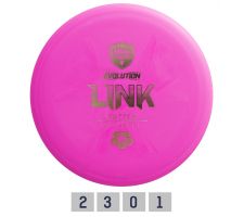 Discgolf DISCMANIA Putter HARD EXO LINK Evolution Pink 2/3/0/1
