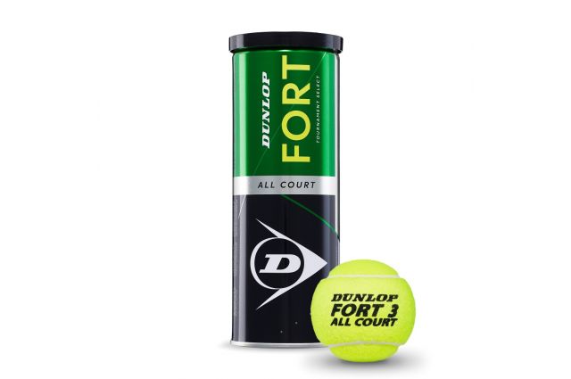 Tennis balls Dunlop FORT ALL COURT 3-tin Tennis balls Dunlop FORT ALL COURT 3-tin