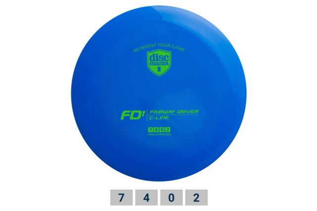 Discgolf DISCMANIA Fairway Driver S-LINE FD1 Blue 7/4/0/2 Discgolf DISCMANIA Fairway Driver S-LINE FD1 Blue 7/4/0/2