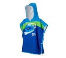 Children's hooded towel BECO Sealife 6 blue