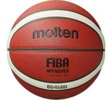 Basketball ball for competition MOLTEN B6G4500X FIBA, synth. leather size 6