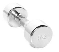 Chromed dumbbell TOORX MC-5 5kg