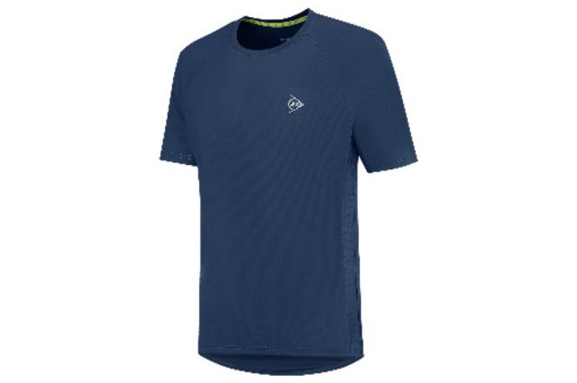 T-shirt for men DUNLOP CLUB CREW XL navy Tamsiai mėlyna T-shirt for men DUNLOP CLUB CREW XL navy