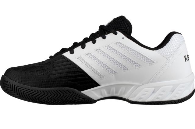Tennis shoes for men K-SWISS BIGSHOT LIGHT 3 OMNI, white/black, outdoor UK 12 (EU 47), Tennis shoes for men K-SWISS BIGSHOT LIGHT 3 OMNI, white/black, outdoor UK 12 (EU 47)