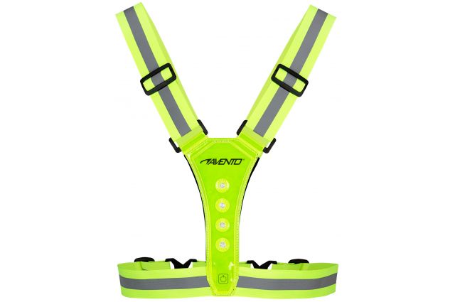 Vest AVENTO Reflective LED 74OW FLG Fluorescent yellow Vest AVENTO Reflective LED 74OW FLG Fluorescent yellow