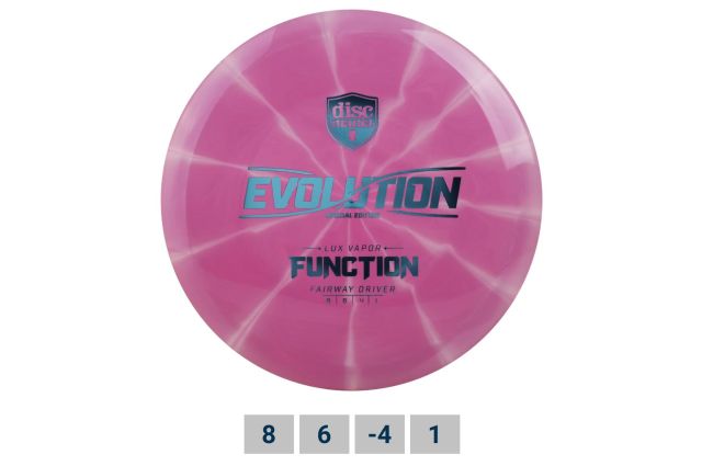 Discgolf DISCMANIA Fairway Driver Lux Vapor Function - Special Edition Pink 8/6/-4/1 Discgolf DISCMANIA Fairway Driver Lux Vapor Function - Special Edition Pink 8/6/-4/1