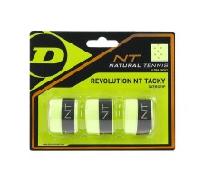 Tennis racket overgrip Dunlop REVOLUTION NT TACKY 0.6mm 3-blister yellow