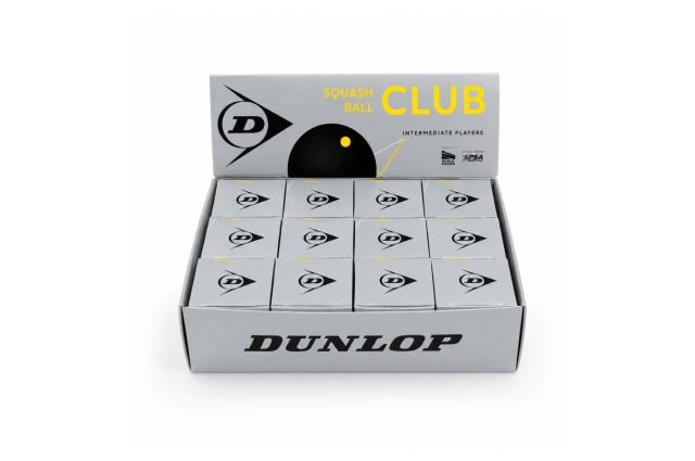 Squash ball DUNLOP Club 12x1