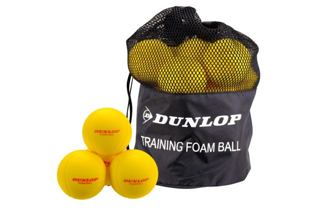 Tennis balls Dunlop TRAINING FOAM 12 pcs Tennis balls Dunlop TRAINING FOAM 12 pcs