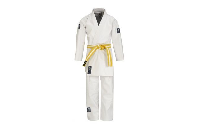Karate suit Matsuru ALLROUND Balta EXTRA 65% polyester and 35% cotton 140 cm white