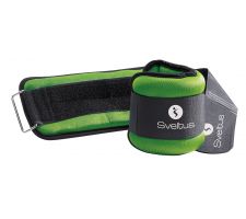 Lycra weighted cuffs SVELTUS VELTUS 0942 2x1kg black/green