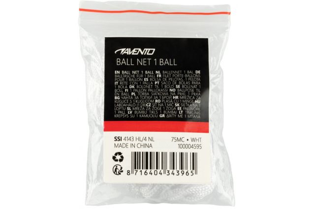 Ball carry net AVENTO 75MC White Ball carry net AVENTO 75MC White