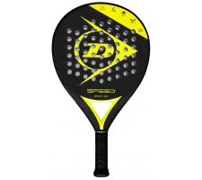 Padel tennis racket Dunlop SPEED ATTACK, 2.0 365g Round PRO-EVA professional black/green