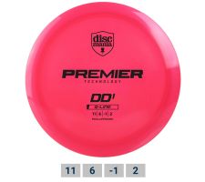 Discgolf DISCMANIA Distance Driver Q-LINE PREMIER DD1 Salmon Pink 11/6/-1/2