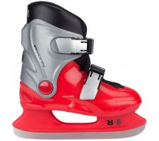Ice hockey skates NIJDAM size 37/38 red/silver