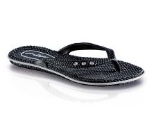 Slippers for ladies V-Strap GINO LAPIS SAINT TROPEZ 20 size 36/41 black