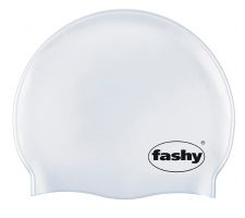 Silicone swimming cap FASHY 3040 10 white, unisex