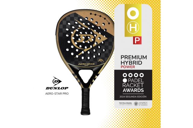 Padel bat Dunlop AERO-STAR PRO 16K Carbon 370g, Ramiro Moyano Padel bat Dunlop AERO-STAR PRO 16K Carbon 370g, Ramiro Moyano