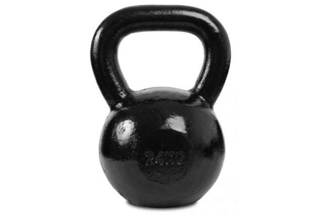 Kettlebell cast iron with rubber base TOORX 24kg Kettlebell cast iron with rubber base TOORX 24kg