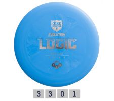 Discgolf DISCMANIA Putter SOFT EXO LOGIC Evolution Blue 3/3/0/1