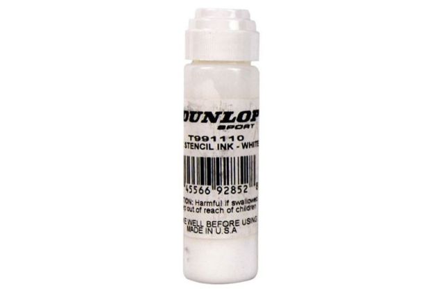 Dunlop stencil for strings (tennis) white Dunlop stencil for strings (tennis) white