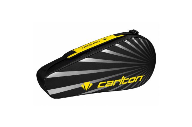 Badminton Bag DUNLOP CARLTON TEAM 1 Compartment black/yellow Badminton Bag DUNLOP CARLTON TEAM 1 Compartment black/yellow