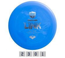 Discgolf DISCMANIA Putter SOFT EXO LINK Evolution Blue 2/3/0/1