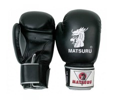 Boxing gloves Matsuru LAS VEGAS 10 oz black PU leather