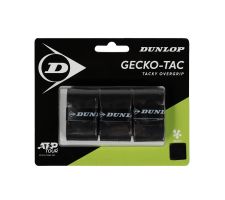 Teniso raketės virš. apvija DUNLOP GECKO-TAC ATP overgrip, black