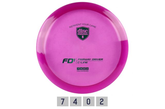 Discgolf DISCMANIA Fairway Driver C-LINE FD1 Purple 7/4/0/2 Discgolf DISCMANIA Fairway Driver C-LINE FD1 Purple 7/4/0/2