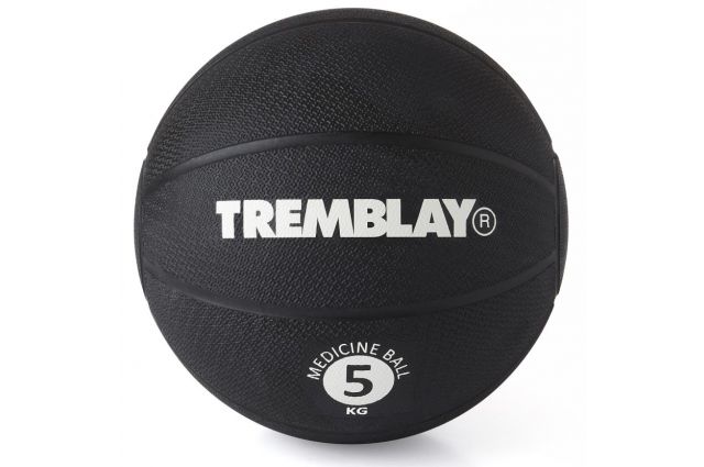 Weight ball TREMBLAY MedicineBall 5kg D27.5 cm Black for throwing Weight ball TREMBLAY MedicineBall 5kg D27.5 cm Black for throwing