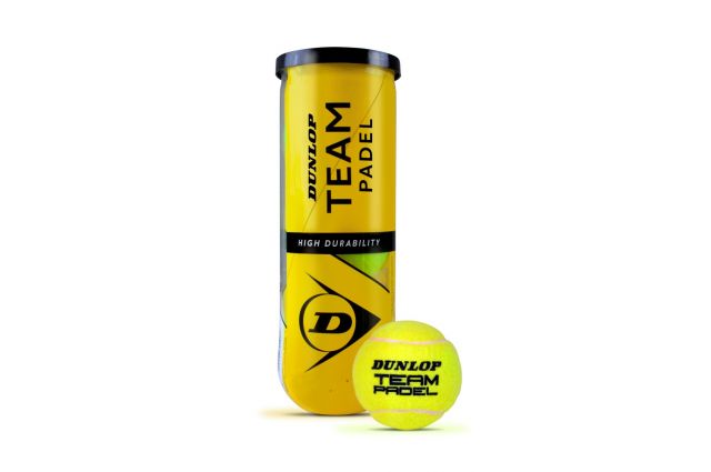 Padel tennis balls Dunlop TEAM PADEL 3pet Padel tennis balls Dunlop TEAM PADEL 3pet