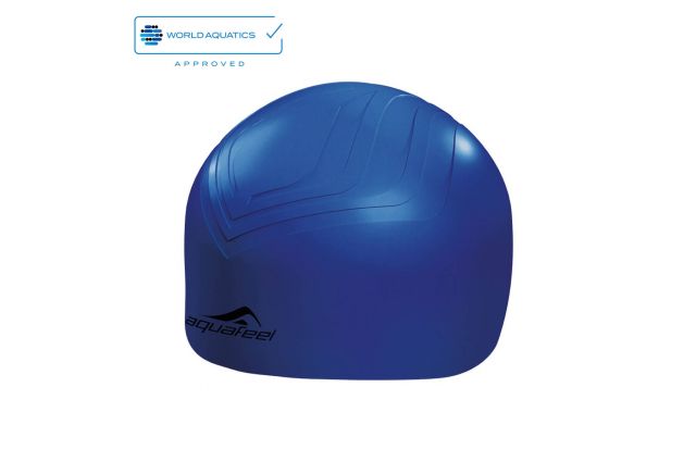 Silicone swimming cap AQUAFEEL Mėlyna 30404 43 blue