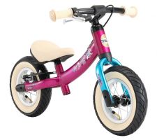 Balance bike BIKESTAR 2-in-1 10" growing frame with brakes Berry